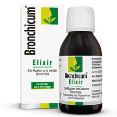Siro BRONCHICUM Elixir trị ho, viêm phế quản, nhiễm khuẩn hô hấp cho trẻ 6 tháng tuổi và người lớn - Lọ 250ml