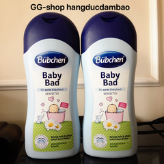 BUBCHEN Baby Bad Sensitive - SỮA TẮM + GỘI CHO TRẺ EM, AN TOÀN CHO BÉ DA NHẠY CẢM, chai 1000ml.