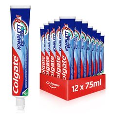 Colgate Komplett 8in1 - Kem đánh răng bảo vệ men răng, chống cao răng, 75ml