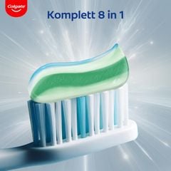 Colgate Komplett 8in1 Ultra Weiss - Kem đánh răng trắng răng, bảo vệ men răng, chống cao răng, 75ml