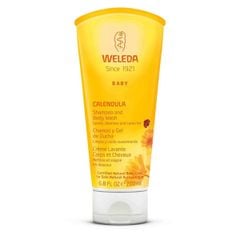 WELEDA Waschlotion & Shampoo Calendula - Sữa tắm gội Weleda dưỡng ẩm cho trẻ sơ sinh và trẻ nhỏ, 200ml