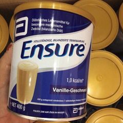 ENSURE Vanille Geschmack - Sữa dinh dưỡng Ensure cho cả gia đình, hộp 400g