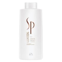 Wella SP Luxeoil Keratin Protect Shampoo - Dầu gội phục hồi chuyên sâu cho tóc yếu, 1L