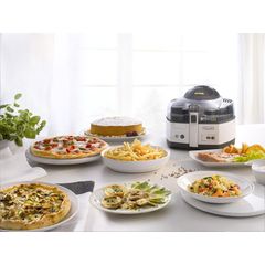 De'Longhi MultiFry Classic FH 1163 - Nồi đa năng công suất 1.5 kg, 1.400W, màu xám / trắng