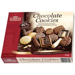 HỘP TỔNG HỢP 12 LOẠI BÁNH LAMBERTZ- Lambertz Pastry Mix Chocolate Cookies 500g
