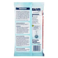 Denkmit - Khăn ẩm lau buồng lái ô tô, gói 20 chiếc