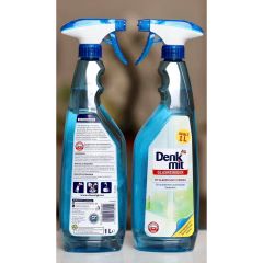 DENKMIT Glasreiniger - Nước xịt lau bề mặt kính sạch bong, chai 1000ml