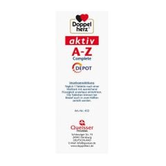 DOPPELHERZ A - Z Depot Complete - Viên uống Vitamin tổng hợp từ A-Z, hộp 40 viên