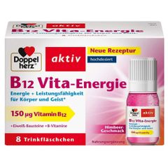 VITAMIN B12 - Vitamin bổ sung năng lượng và thần kinh, phục hồi sức khỏe - DOPPEL HERZ, hộp 8 lọ