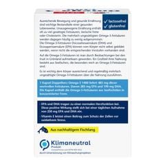 Doppelherz Omega-3 1400 mg - Omega hàm lượng cao axit béo EPA & DHA cùng với vitamin E - 90 viên