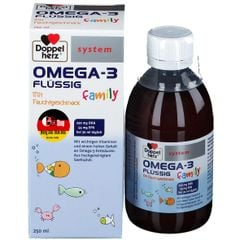 Siro bổ sung Omega 3 Family Doppelherz, lọ 250ml - OMEGA 3 DHA và EPA DOPPEL HERZ