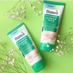 BALEA - Kem dưỡng da chân mỡ hươu trị nứt gót, chai sần và bong da - Balea Fusscreme Hirsch Talg, tuýp 100ml