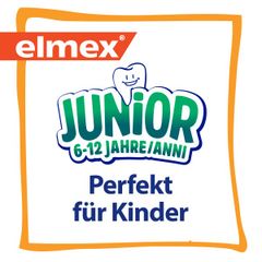 ELMEX JUNIOR DOUBLE PACK 2 x 75ML - Kem đánh răng ngừa sâu răng cho trẻ 6-12 tuổi cặp đôi 2 tuýp