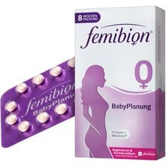 FEMIBION 0 - Thuốc bổ cho phụ nữ muốn mang bầu - Babyplanung tableten - Hộp 8 tuần (56 viên)