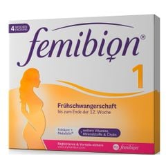 FEMIBION 1 - Thuốc bổ cho phụ nữ sắp mang bầu và 12 tuần đầu thai kỳ - Frühschwangerschaft - Hộp 4 tuần (28 viên)