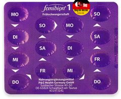 FEMIBION 1 - Thuốc bổ cho phụ nữ sắp mang bầu và 12 tuần đầu thai kỳ - Frühschwangerschaft - Hộp 8 tuần (56 viên)