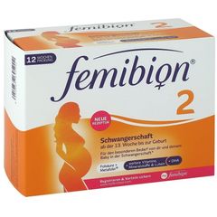 FEMIBION 2 - Thuốc bổ mẹ bầu từ tuần thứ 13 đến khi sinh bé -  Schwangerschaft - Hộp 12 tuần 2x84 viên