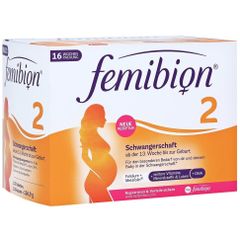 FEMIBION 2 - Thuốc bổ mẹ bầu từ tuần thứ 13 đến khi sinh bé -  Schwangerschaft - Hộp 16 tuần 2x112 viên