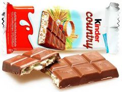 Hộp 9 thanh sô cô la sữa Ferrero Kinder Country có nhân ngũ cốc (9 x 23,5 g)
