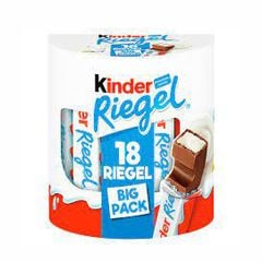 Kẹo Socola Sữa Ferrero Kinder Riegel 378g - hộp 18 thanh ngon tuyệt