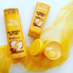 Garnier Fructis - Dầu xả tóc phục hồi tóc rất khô, xơ rối, chai 250ml