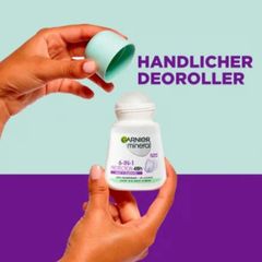 GARNIER - Lăn khử mùi cơ thể bảo vệ 6in1 48h, lọ 50ml Protection 5