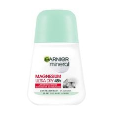 GARNIER - Lăn khử mùi cơ thể siêu khô nữ, lọ 50ml Magnesium Ultra Dry 48h