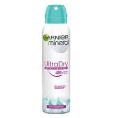 GARNIER - Xịt khử mùi cơ thể siêu khô 48h, lọ 150ml - Mineral Antitranspirant Deospray Ultra Dry