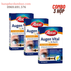 ABTEI Augen Vital Tag & Nacht - Hỗ trợ thị lực, chống khô mắt, hộp 30v