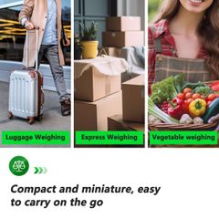 Cân hành lý kỹ thuật số HOMTEK, tải trọng 50kg