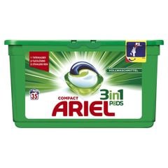 ARIEL 3in1 - Gel 3 mầu giặt xả cho quần áo sáng mầu, hộp 35 viên - Vollwaschmittel PODS