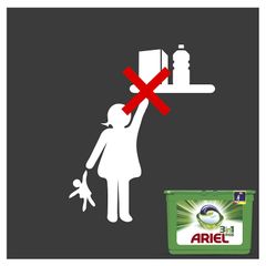 ARIEL 3in1 - Gel 3 mầu giặt xả cho quần áo sáng mầu, hộp 48 viên - Vollwaschmittel PODS
