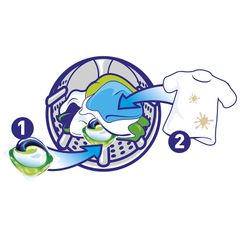 ARIEL 3in1 - Gel giặt xả giữ mầu cho quần áo, hộp 35 viên - Colorwaschmittel PODS