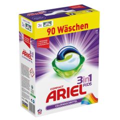 ARIEL 3in1 - Gel giặt xả giữ mầu cho quần áo, hộp 90 viên - Colorwaschmittel PODS
