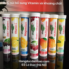 ALTAPHARMA - Viên sủi bổ sung vitamin C vị chanh, lọ 20 viên