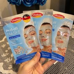 SCHAEBENS Erdbeer Peel off Maske - Mặt nạ lột tẩy da chết, sạch và sáng da, gói 12ml