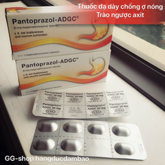 ADGC- Pantoprazol - Trị loét dạ dày tá tràng và trào ngược thực quản, hộp 14viên