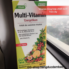 SALUS VITAMIN TỔNG HỢP HỮU CƠ từ trái anh đào - Siro Salus Multi Vitamin, 250ml