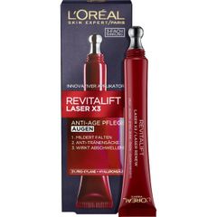 L'Oreal Paris - Kem dưỡng mắt nâng cơ, chống nhăn - Revitalift Laser X3 Anti-Age Augenpflege, 15 ml