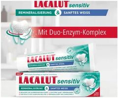 LACALUT Sensitive - Kem đánh răng Nha khoa chống Ê buốt cho răng nhạy cảm, 75ml