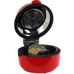 Klarstein - Nồi chiên không dầu màu đỏ - VitAir Rot 1400W Grillen Backen 9 Lit