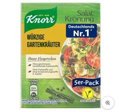 Knorr Salat Wurzige Gartenkrauter - Gia vị trộn salat vườn rau thơm, có vị cay