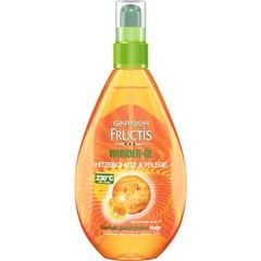 Garnier Fructis - Dầu chăm sóc tóc hư và bảo vệ chống nhiệt độ cao - Haaröl Schadenlöscher Wunder-Öl Hitzeschutz & Pflege, 150 ml