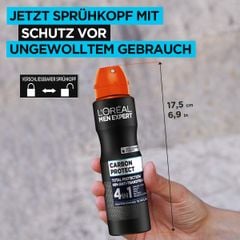 L'ORÉAL Men Expert - Xịt khử mùi cơ thể cho Nam giới 4in1, lọ 150 ml