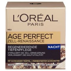 L'OREAL PARIS Age Perfect - Kem dưỡng ban đêm nâng cơ, hết nám lọ 50ml - Loreal Nachtpflege Zell-Renaissance