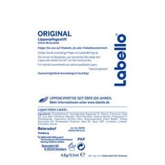 LABELLO - Son dưỡng môi cổ điển không màu - Labello Original 24h pflege