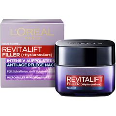 L'OREAL PARIS Revitalift Filler - Kem dưỡng da ban đêm chống lão hóa mạnh mẽ với HA , 50ml