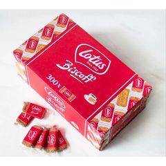 LOTUS BISCOFF - Bánh quy giòn caramel, hộp 300 chiếc, 2300g