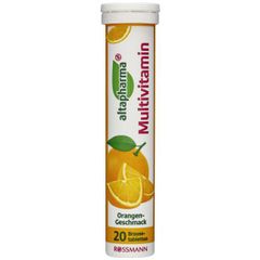 ALTAPHARMA Multivitamin - Viên sủi vitamin tổng hợp hương cam, lọ 20 viên