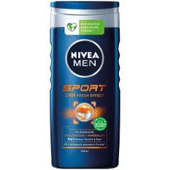 NIVEA MEN 3in1 - Pflegedusche Sport - Sữa tắm gội thể thao tiếp thêm sinh lực, 250ml